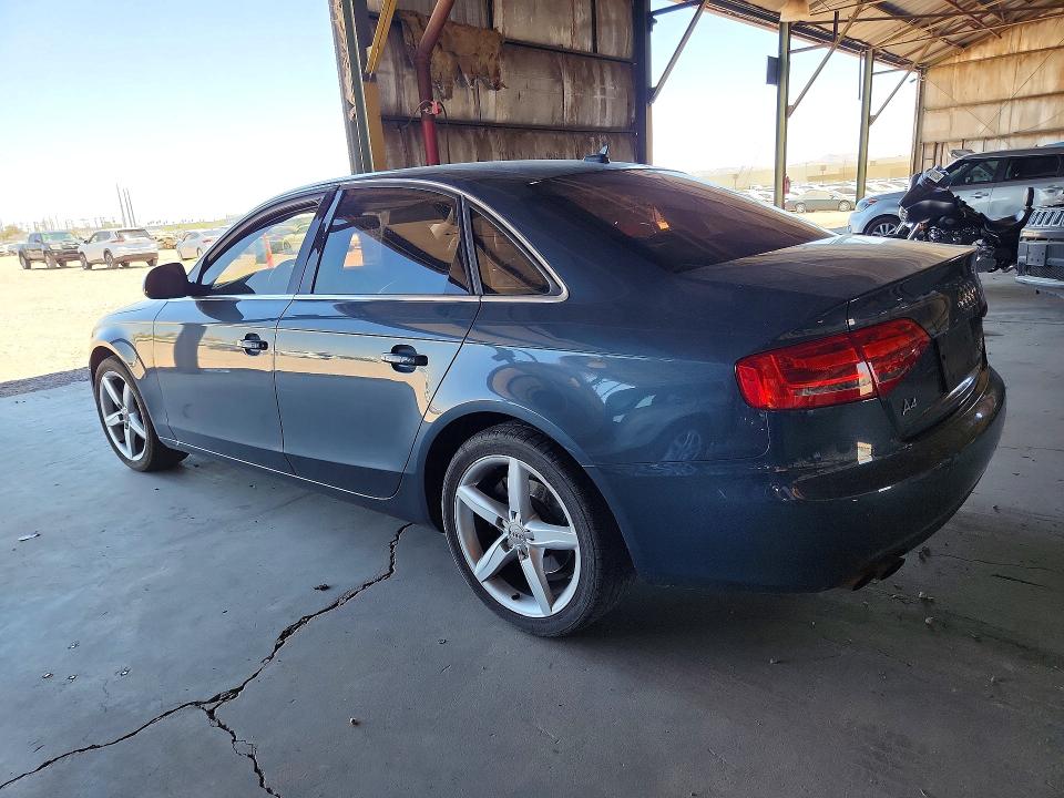 2009 Audi A4 VIN WAUMF78K49N037113 COPART salvage auction — MECHANICAL, AZ - CERT OF TITLE - SALVAGE, sold $250 on 2026-07-13 (photo 2)