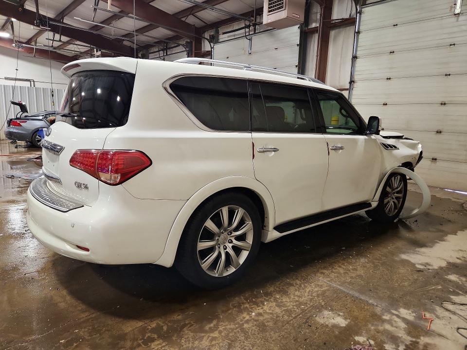2012 Infiniti Qx56 VIN JN8AZ2ND3C9715960 COPART salvage auction — FRONT END, PA - CERTIFICATE OF SALVAGE, sold $2,250 on 2026-07-07 (photo 3)