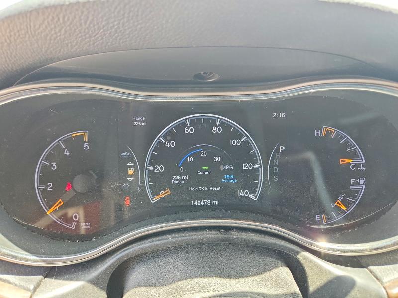 2015 Jeep Cherokee VIN 1C4RJFBM5FC787719 COPART salvage auction — FRONT END, Ca - Salvage Certificate, sold $2,300 on 2026-08-10 (photo 9)