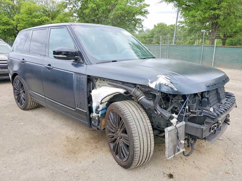 2021 Land rover RANGE ROVER VIN SALGS2RU9MA434498 COPART salvage auction — FRONT END, Salvage Title, sold $15,200 on 2026-08-20 (photo 4)
