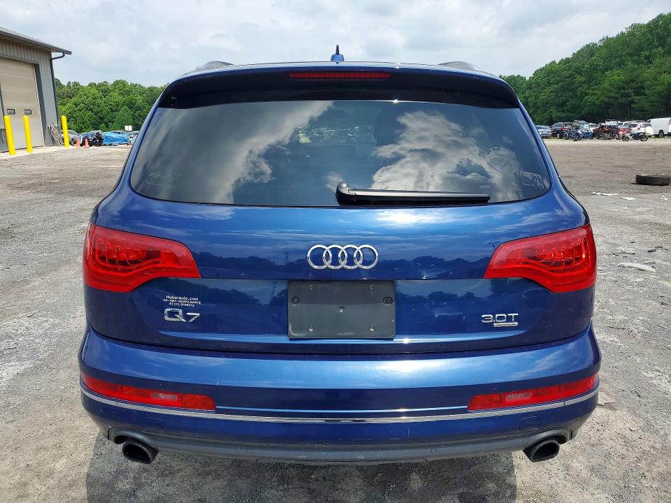 2015 Audi Q7 VIN WA1LGAFE8FD025256 COPART salvage auction — FRONT END, PA - CERTIFICATE OF SALVAGE, sold $3,850 on 2026-07-09 (photo 6)