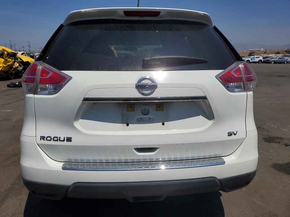 2016 Nissan Rogue VIN KNMAT2MT3GP635209 COPART salvage auction — SIDE, Ca - Salvage Certificate, sold $2,150 on 2026-07-08 (photo 6)
