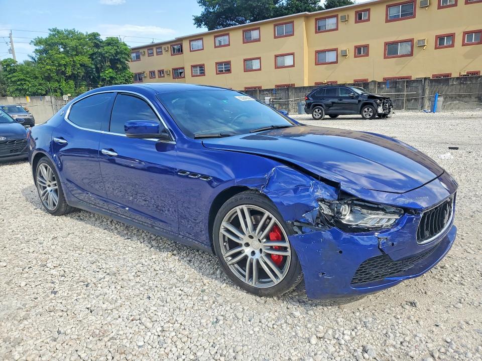 2016 Maserati VIN ZAM57RSA7G1185238 COPART salvage auction — FRONT END, Fl - Cert Of Title Slvg Rebuildable, sold $2,250 on 2026-08-21 (photo 4)