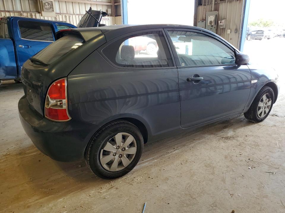 2011 Hyundai Accent VIN KMHCM3AC8BU197969 COPART salvage auction — HAIL, Tx - Cert Of Title-Rebuilt Salvage, sold $350 on 2026-07-17 (photo 3)