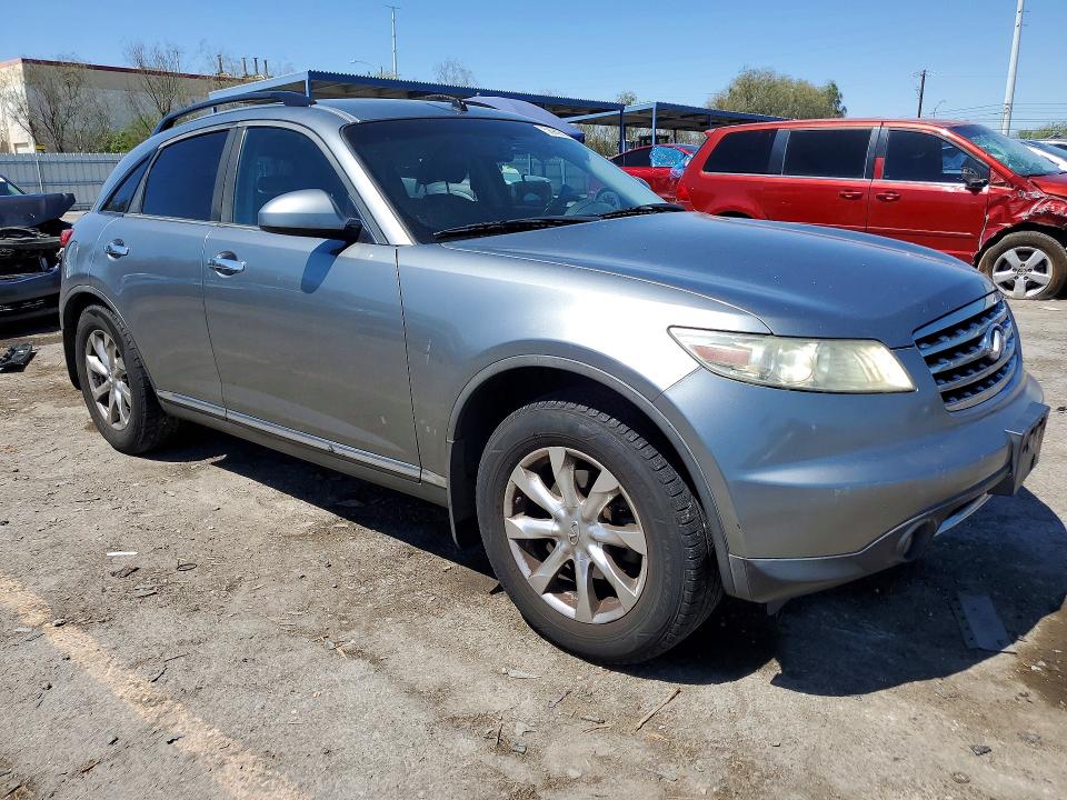 2007 Infiniti Fx VIN JNRAS08U37X100939 COPART salvage auction — REAR END, Nv - Salvage Title, sold $125 on 2026-07-14 (photo 4)