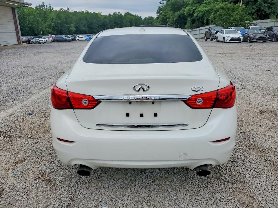 2017 Infiniti Q50 VIN JN1EV7AP1HM741440 COPART salvage auction — MECHANICAL, Salvage Title, sold $2,550 on 2026-07-29 (photo 6)