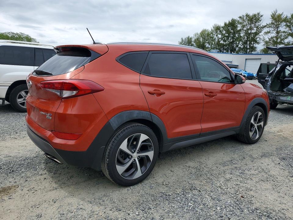 2016 Hyundai Tucson VIN KM8J3CA21GU077326 COPART salvage auction — FRONT END, Wa - Vehicle Cert Of Ownership-Titl (P), sold $1,950 on 2026-07-20 (photo 3)