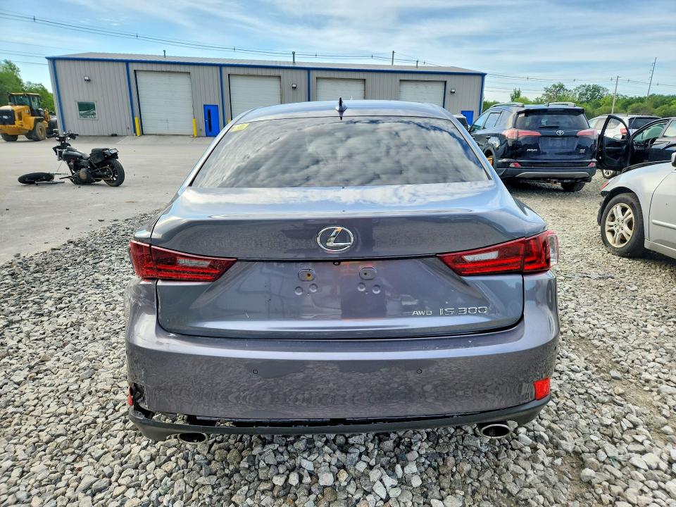 2016 Lexus Is VIN JTHCM1D21G5010986 COPART salvage auction — REAR END, Ma - Cert Of Title-Reconstrctd Coll, sold $2,400 on 2026-07-22 (photo 6)