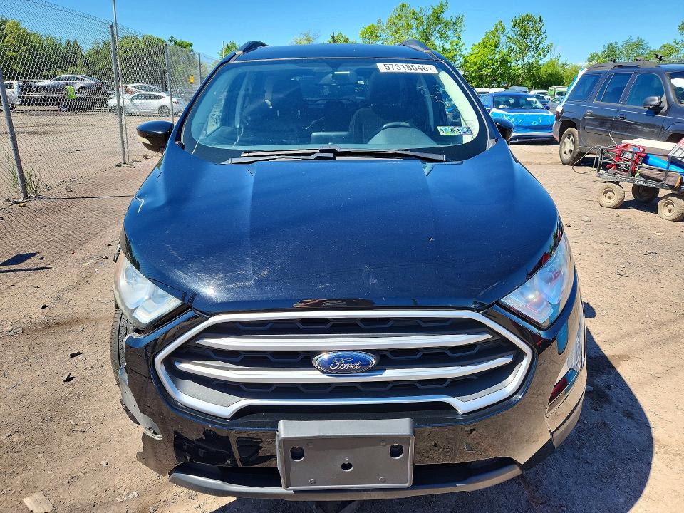 2018 Ford Ecosport VIN MAJ3P1TE3JC237707 COPART salvage auction — FRONT END, Pa - Certificate Of Salvage, sold $1,350 on 2026-07-20 (photo 5)