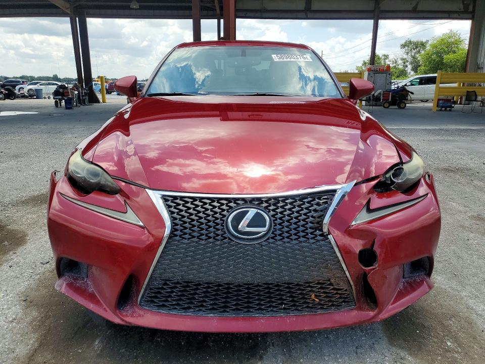 2014 Lexus Is VIN JTHBF1D2XE5013713 COPART salvage auction — FRONT END, FL - CERT OF TITLE SLVG REBUILDABLE, sold $2,250 on 2026-07-31 (photo 5)