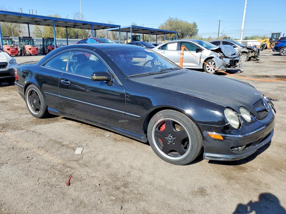 2002 Mercedes-benz Cl-klasse VIN WDBPJ75J72A029657 COPART salvage auction — FRONT END, Nv - Salvage Title, sold $125 on 2026-07-07 (photo 4)