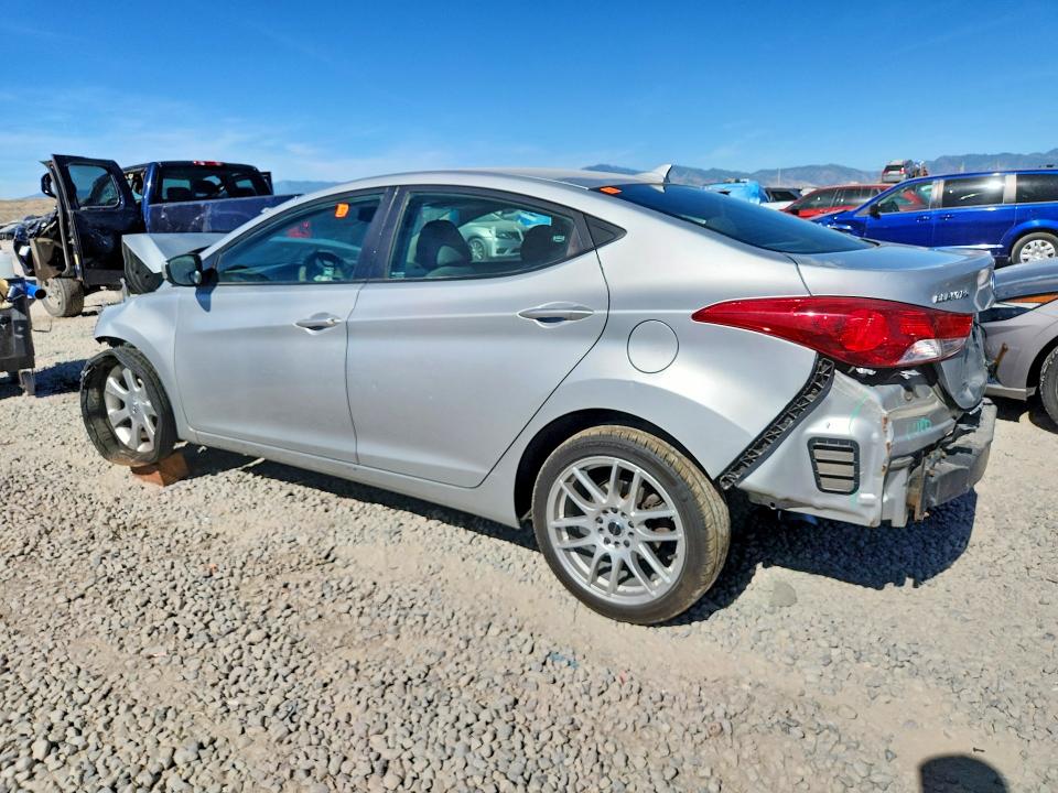 2012 Hyundai Elantra VIN KMHDH4AE0CU377061 COPART salvage auction — FRONT END, UT - SALVAGE CERTIFICATE, sold $375 on 2026-07-24 (photo 2)