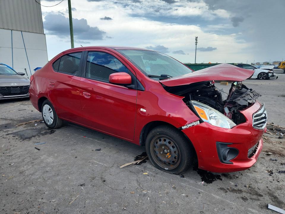2018 Mitsubishi Mirage VIN ML32F3FJ1JHF06146 COPART salvage auction — FRONT END, FL - CERT OF TITLE SLVG REBUILDABLE, sold $450 on 2026-07-22 (photo 4)