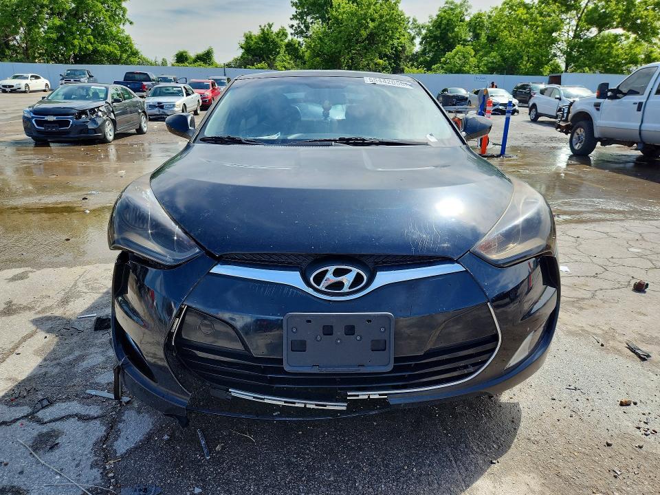 2012 Hyundai Veloster VIN KMHTC6AD2CU074649 COPART salvage auction — FRONT END, Mo - Salvage Certificate Of Title, sold $1,250 on 2026-07-02 (photo 5)