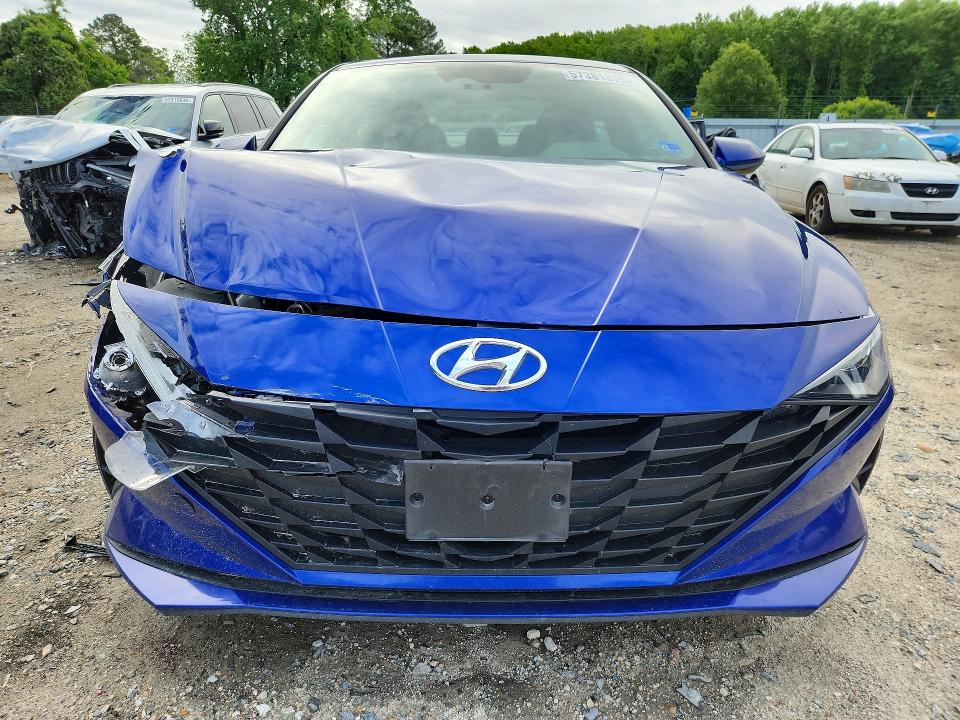 2023 Hyundai Elantra VIN KMHLM4AG7PU468004 COPART salvage auction — FRONT END, Va - Cert Of Title - Salvage, sold $4,000 on 2026-07-28 (photo 5)
