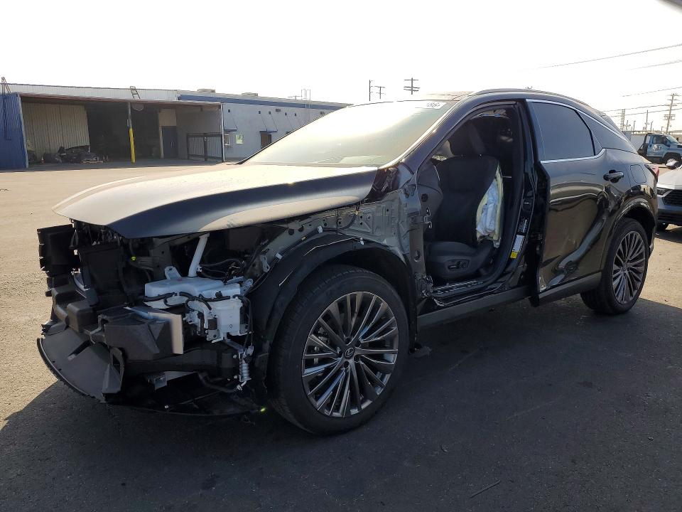 2026 Lexus VIN JTJCJMGA4T2042600 COPART salvage auction — FRONT END, Ca - Salvage Certificate, sold $37,250 on 2026-07-27 (photo 1)