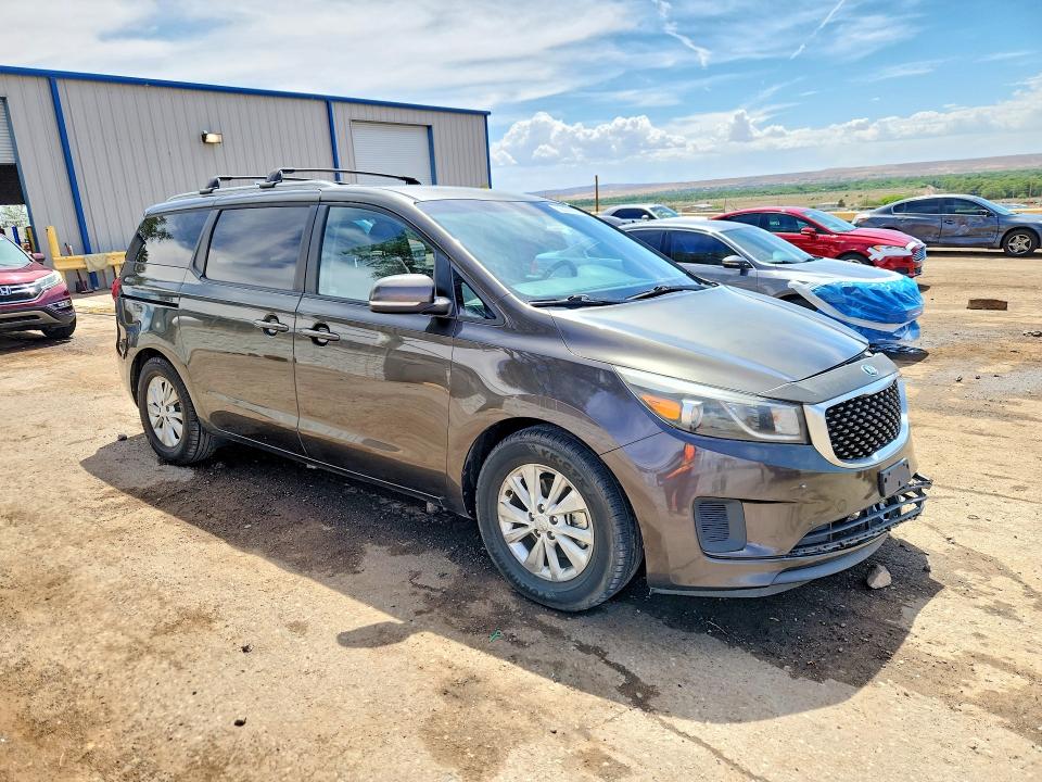 2015 Kia SEDONA VIN KNDMB5C12F6049770 COPART salvage auction — FRONT END, Nm - Cert Of Title-Salvage, sold $1,150 on 2026-07-13 (photo 4)