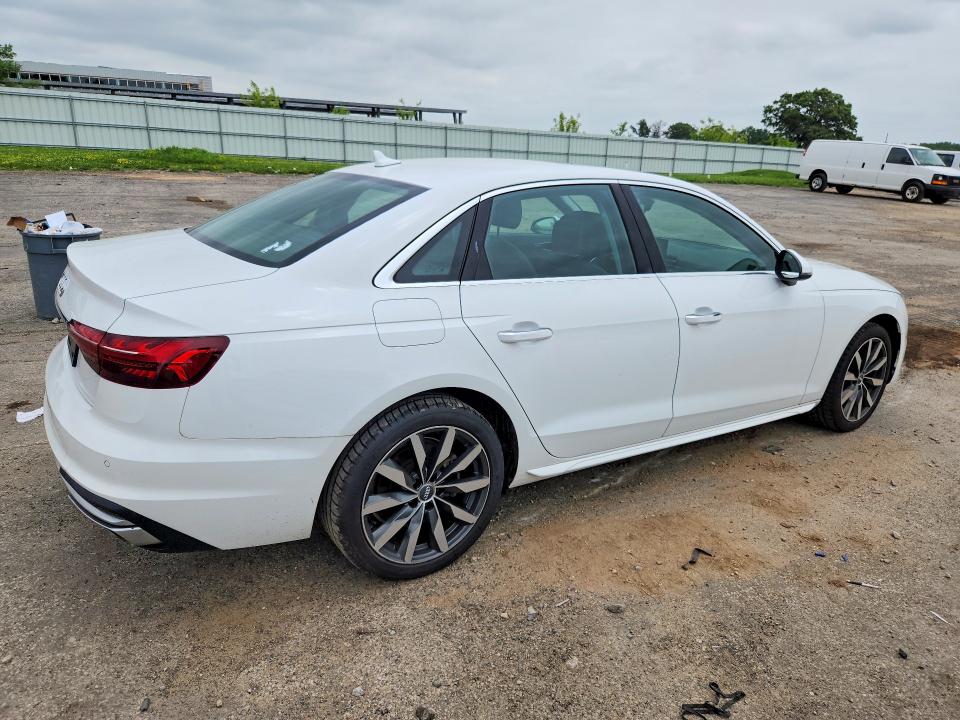 2020 Audi A4 VIN WAUHMAF41LA073252 COPART salvage auction — HAIL, Wi - Cert Of Title-Claim Paid, sold $8,900 on 2026-07-14 (photo 3)