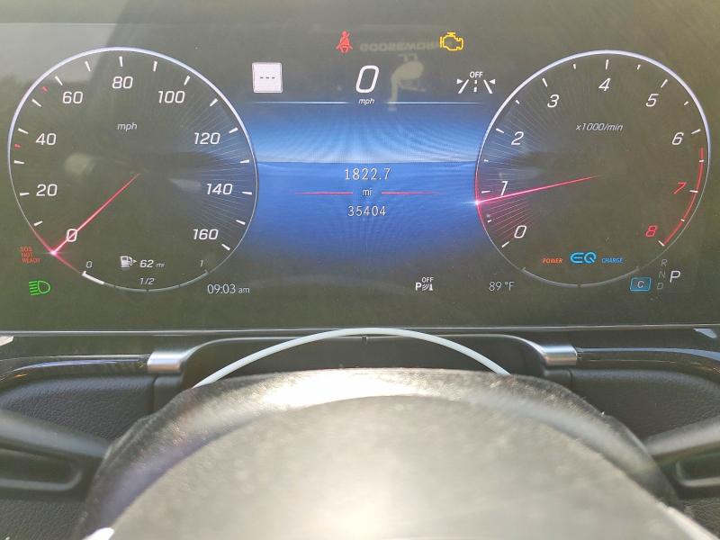 2022 Mercedes-benz VIN W1K6G6DB9NA089398 COPART salvage auction — REAR END, Tx - Salvage Vehicle Title, sold $32,000 on 2026-07-28 (photo 9)