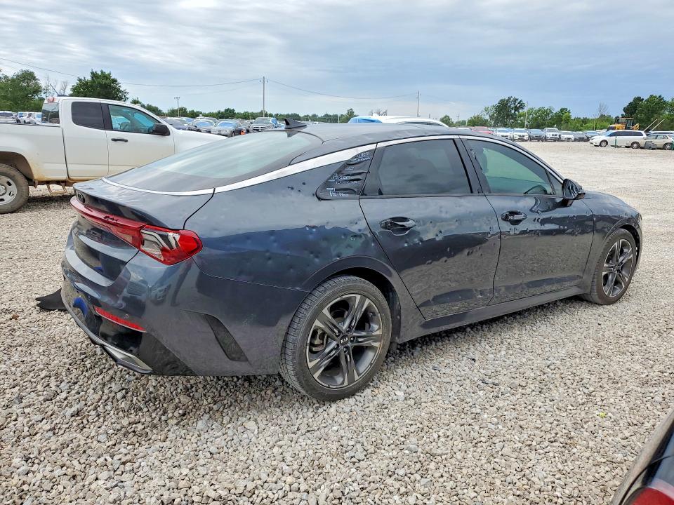 2021 Kia K5 VIN 5XXG34J26MG008590 COPART salvage auction — HAIL, Mo - Certificate Of Title (P), sold $4,750 on 2026-07-06 (photo 3)