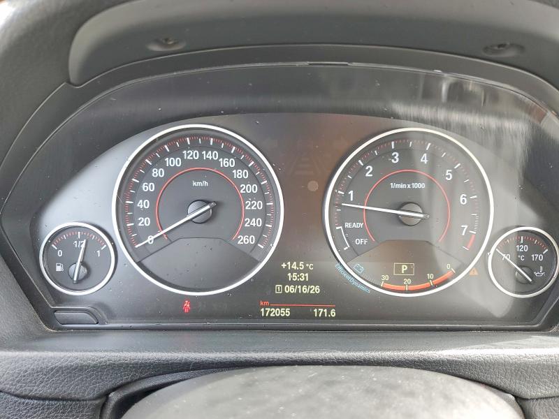 2014 BMW 3er VIN WBA3C3C56EF984088 COPART salvage auction — FRONT END, Ab - Bos - Salvage, sold $2,000 on 2026-07-28 (photo 9)