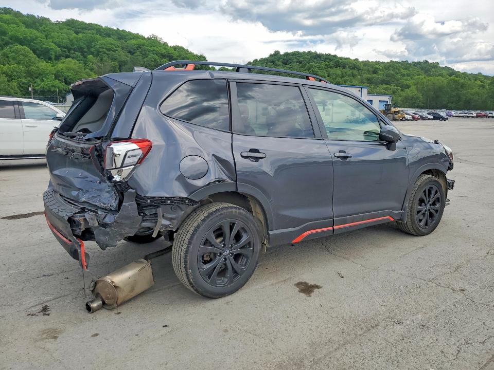 2020 Subaru Forester VIN JF2SKARC2LH434563 COPART salvage auction — FRONT END, Pa - Certificate Of Salvage, sold $2,350 on 2026-07-30 (photo 3)