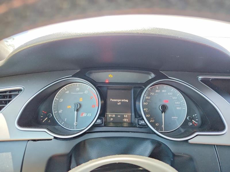2014 Audi Rs5 VIN WAUCGAFRXEA046258 COPART salvage auction — FRONT END, Ca - Salvage Certificate, sold $4,000 on 2026-07-13 (photo 9)