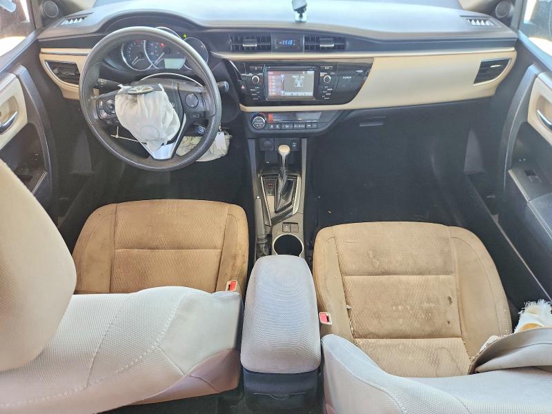 2015 Toyota Corolla VIN 5YFBURHE3FP334572 COPART salvage auction — FRONT END, Tx - Salvage Vehicle Title, sold $1,100 on 2026-07-31 (photo 8)