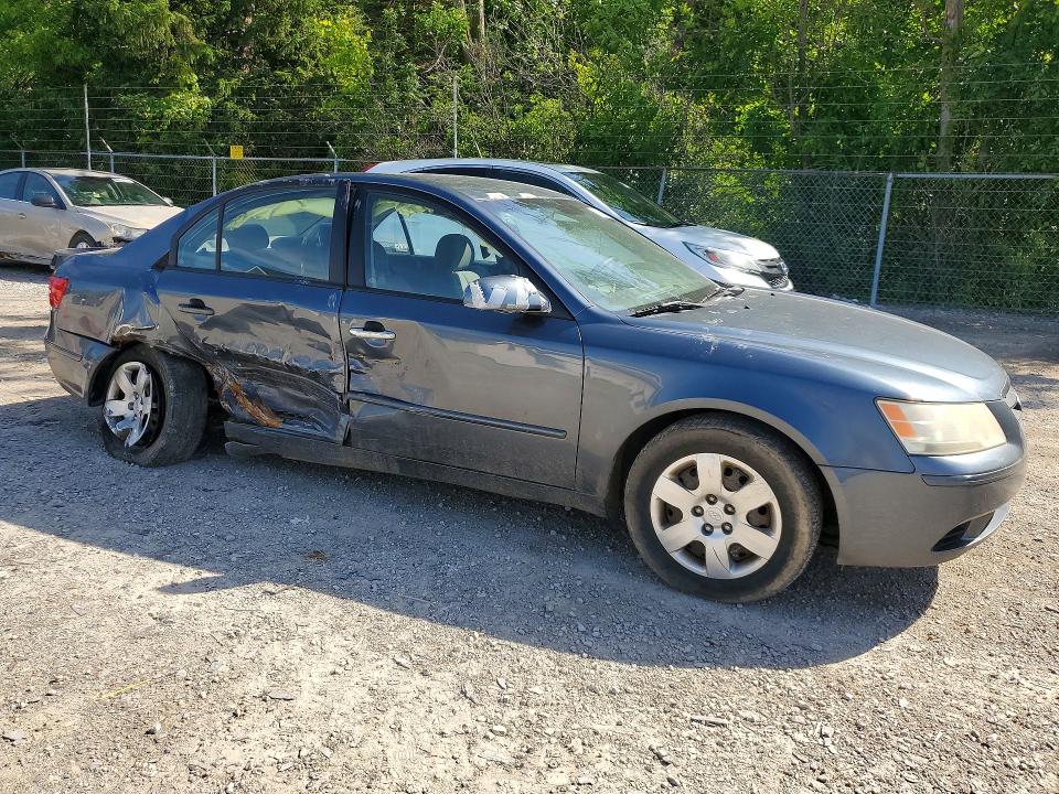 2009 Hyundai Sonata VIN 5NPET46C89H498308 COPART salvage auction — SIDE, Oh - Cert Of Title-Salvage, sold $300 on 2026-07-08 (photo 4)