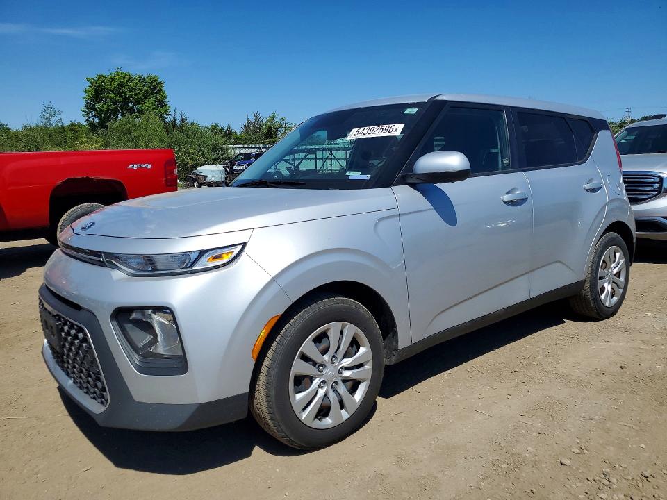 2020 Kia Soul VIN KNDJ23AU9L7056001 COPART salvage auction — HAIL, Oh - Cert Of Title-Salvage, sold $4,400 on 2026-07-20 (photo 1)