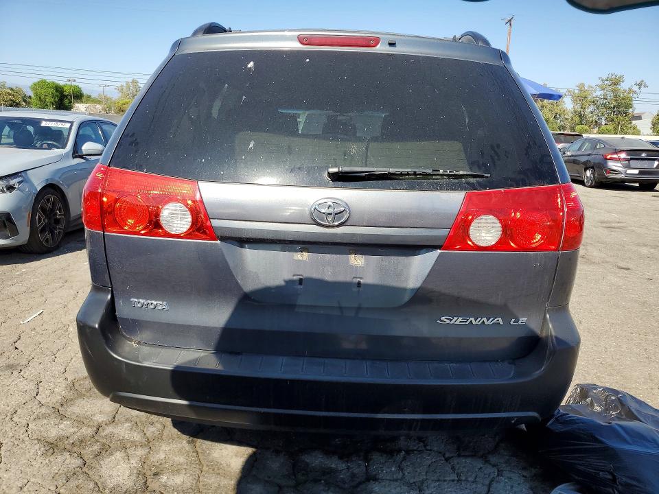 2006 Toyota Sienna VIN 5TDZA23C46S418394 COPART salvage auction — MECHANICAL, CA - APP FOR DUP CLEAN OR AC, sold $450 on 2026-08-20 (photo 6)