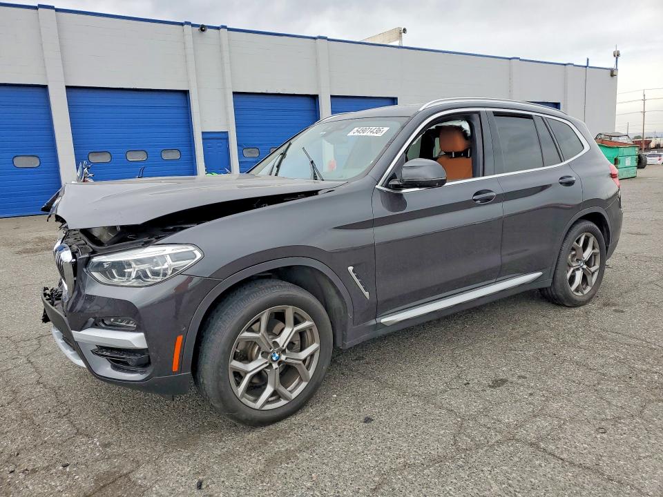 2020 BMW X3 VIN 5UXTY5C05L9D42723 COPART salvage auction — FRONT END, Wa - Bill Of Sale, sold $10,500 on 2026-07-17 (photo 1)