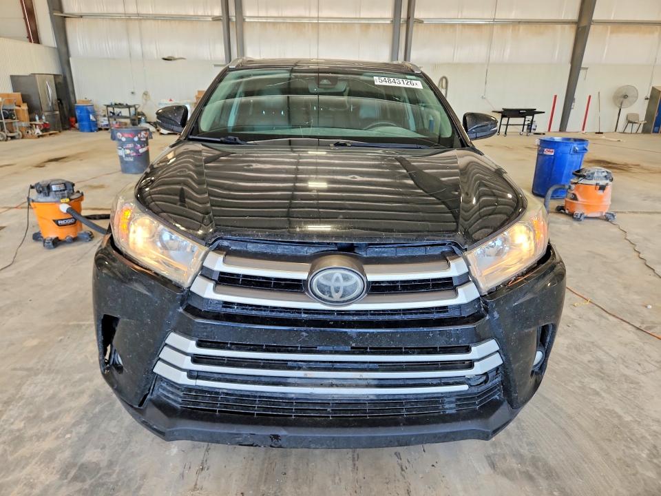 2017 Toyota Highlander VIN 5TDJZRFH3HS435759 COPART salvage auction — HAIL, Ia - Salvage W/Salvage History, sold $8,600 on 2026-07-07 (photo 5)