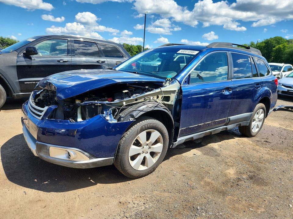 2011 Subaru Outback VIN 4S4BRBKC6B3323077 COPART salvage auction — FRONT END, Ct - Cert Of Title-Salvage, sold $850 on 2026-07-02 (photo 1)