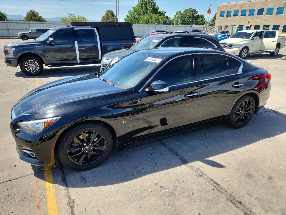 2015 Infiniti Q50 VIN JN1BV7AR8FM395937 COPART salvage auction — VANDALISM, Co - Non-Repairable Cert Of Title, sold $2,700 on 2026-07-15 (photo 1)