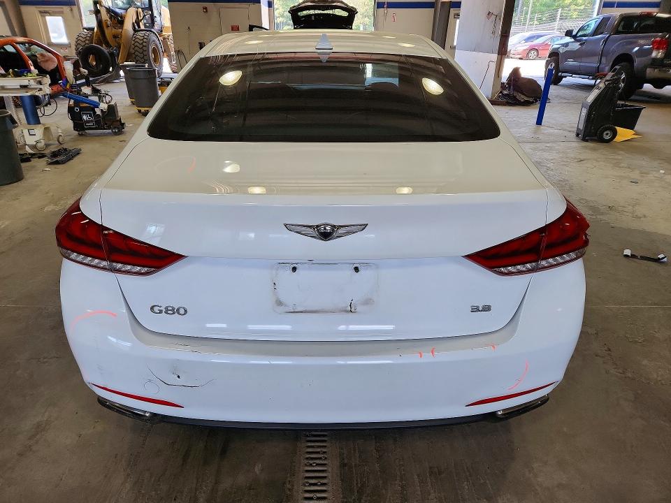 2017 Genesis G80 VIN KMHGN4JE6HU209650 COPART salvage auction — FRONT END, Va - Cert Of Title - Salvage, sold $3,550 on 2026-07-17 (photo 6)