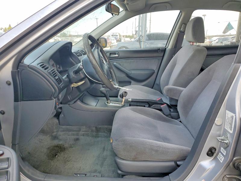 2002 Honda Civic VIN 2HGES16502H527450 COPART salvage auction — FRONT END, Ca - Salvage Certificate, sold $375 on 2026-07-02 (photo 7)