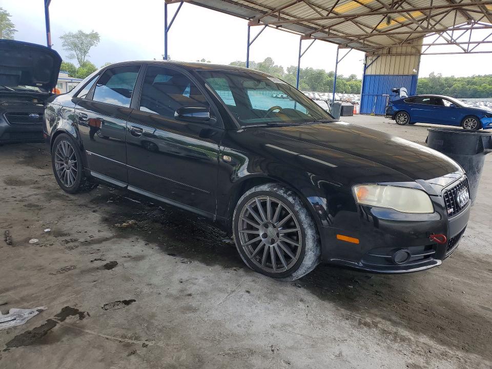 2007 Audi A4 VIN WAUBF78E17A017343 COPART salvage auction — SIDE, GA - CERT OF TITLE-SALVAGE (P), sold $400 on 2026-07-16 (photo 4)