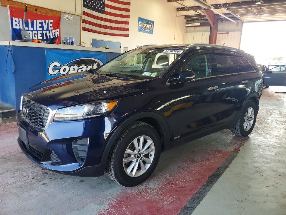 2020 Kia Sorento VIN 5XYPGDA31LG677471 COPART salvage auction — REAR END, Ny - Mv-907A Salvage Certificate, sold $3,000 on 2026-07-13 (photo 1)