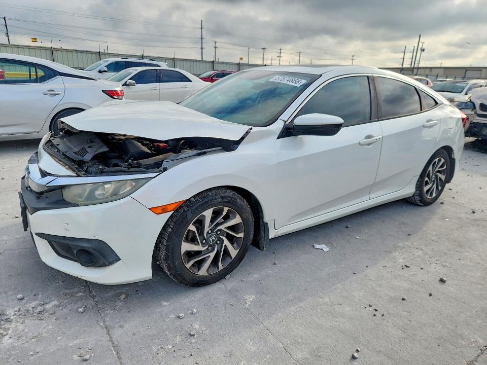 2016 Honda Civic VIN 19XFC2F83GE001879 COPART salvage auction — FRONT END, Tx - Salvage Vehicle Title, sold $2,750 on 2026-07-31 (photo 1)