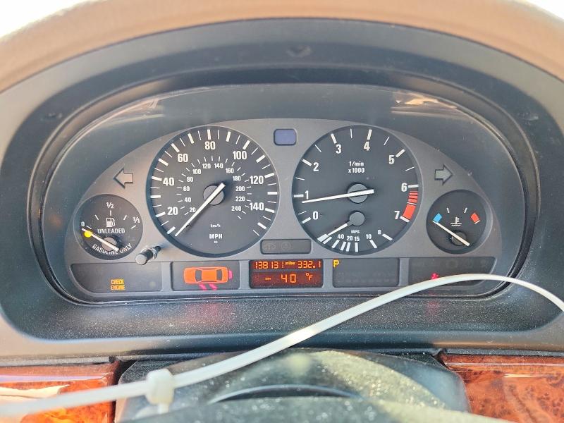 1998 BMW 5 series VIN WBADD6323WGT92183 COPART salvage auction — FRONT END, Il - Salvage Certificate, sold $450 on 2026-08-03 (photo 9)