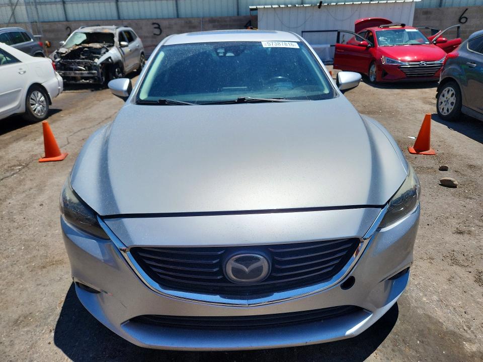 2016 Mazda 6 VIN JM1GJ1W54G1437184 COPART salvage auction — REAR END, Nm - Cert Of Title-Salvage, sold $3,500 on 2026-07-27 (photo 5)