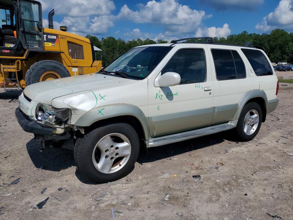 2003 Infiniti Qx4 VIN JNRDR09Y63W302636 COPART salvage auction — FRONT END, Va - Cert Of Title - Salvage, sold $225 on 2026-07-13 (photo 1)