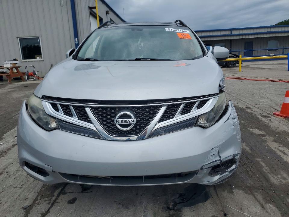 2014 Nissan Murano VIN JN8AZ1MU4EW414209 COPART salvage auction — FRONT END, Tn - Salvage Certificate, sold $450 on 2026-07-27 (photo 5)