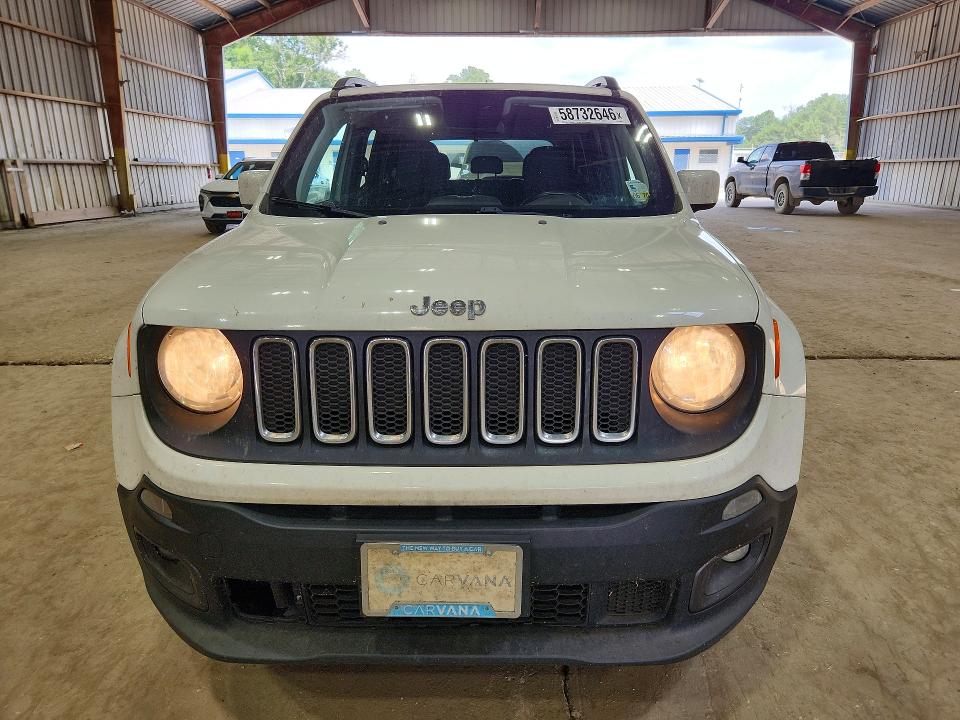 2018 Jeep Renegade VIN ZACCJABB2JPH48226 COPART salvage auction — WATER/FLOOD, La - Cert Of Title-Salvage Flood, sold $1,100 on 2026-08-14 (photo 5)