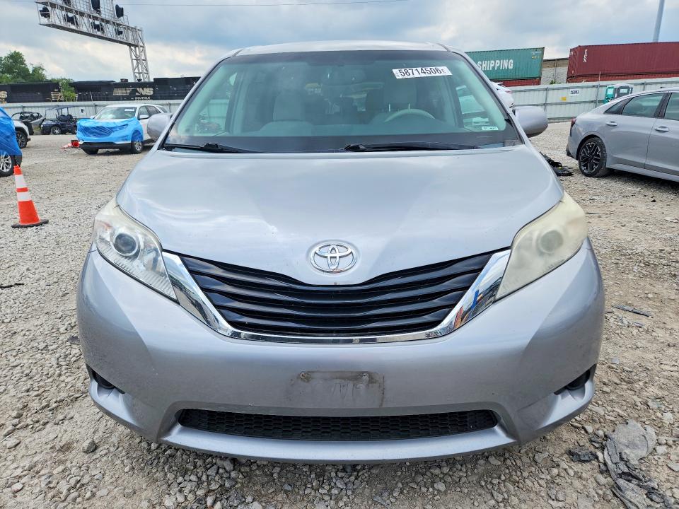 2012 Toyota Sienna VIN 5TDKK3DC0CS221642 COPART salvage auction — SIDE, Oh - Cert Of Title-Salvage, sold $1,100 on 2026-07-02 (photo 5)