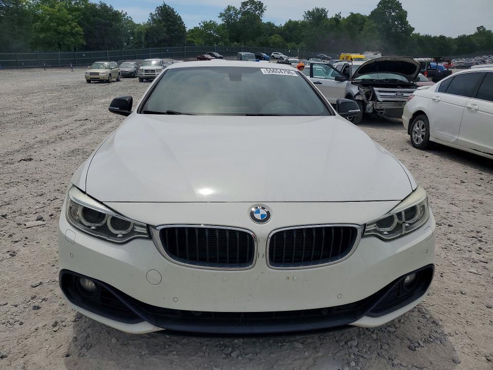 2015 BMW 4er VIN WBA3T7C56FP942314 COPART salvage auction — WATER/FLOOD, Tn - Salvage Cert-Water Damage, sold $1,800 on 2026-07-14 (photo 5)