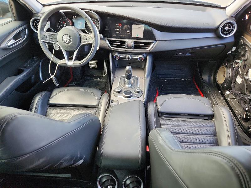 2018 Alfa romeo Giulia VIN ZARFAEEN0J7597447 COPART salvage auction — FRONT END, Tx - Salvage Vehicle Title, sold $5,100 on 2026-08-20 (photo 8)