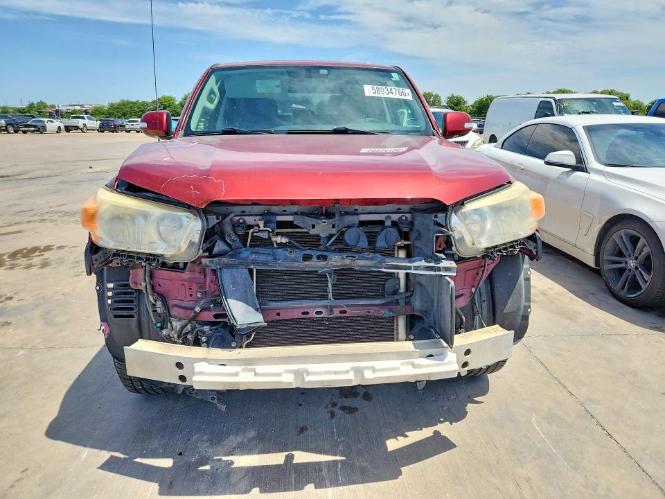 2013 Toyota VIN JTEZU5JR8D5052356 COPART salvage auction — FRONT END, Tx - Salvage Vehicle Title, sold $7,000 on 2026-07-06 (photo 5)