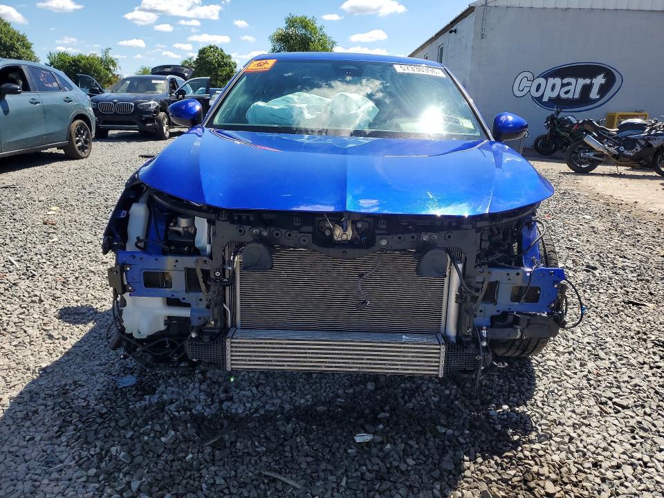 2025 Acura Integra VIN 19UDE4H63SA001242 COPART salvage auction — FRONT END, Ny - Mv-907A Salvage Certificate, sold $6,900 on 2026-07-28 (photo 5)